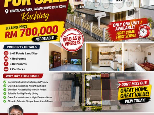 House for sale in Kuching