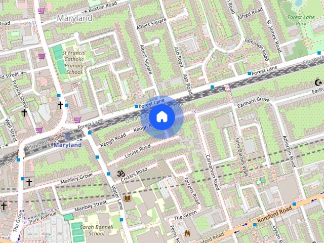 Apartment for rent in Maryland, Greater London