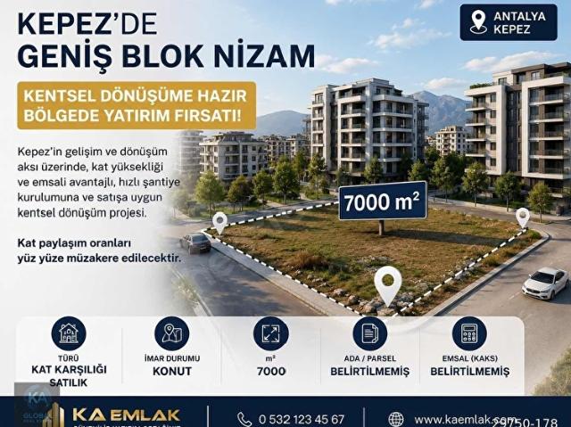 Çankaya Mahallesi, Kepez içerisinde satılık Arsa