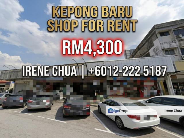 Shop for rent in Kepong, Kuala Lumpur