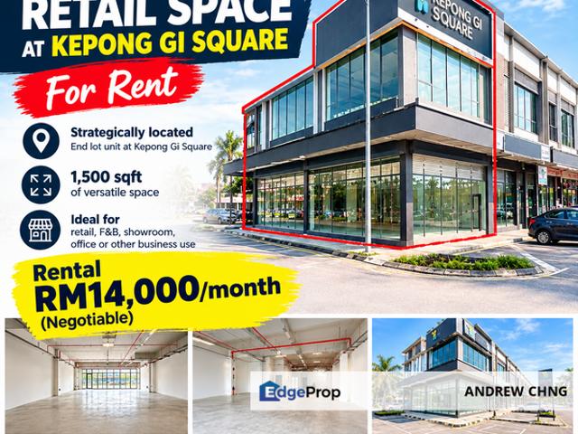 Shop for rent in Kepong