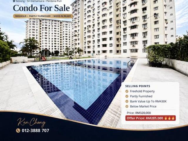 Apartment for sale in Kepong, Kuala Lumpur