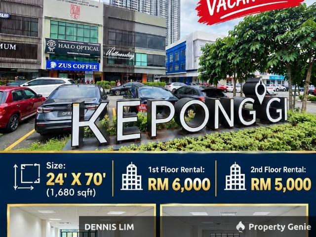 Shop Office for rent in Kepong