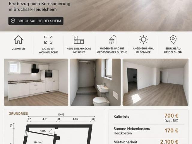 Wohnung mieten in Bruchsal, Baden-Württemberg