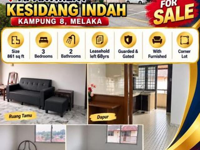 Condominium for sale in Taman Kesidang, Bandaraya Melaka