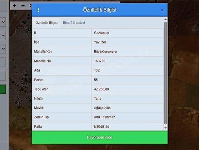 Büyük Karakuyu Mahallesi, Yavuzeli içerisinde satılık Arsa
