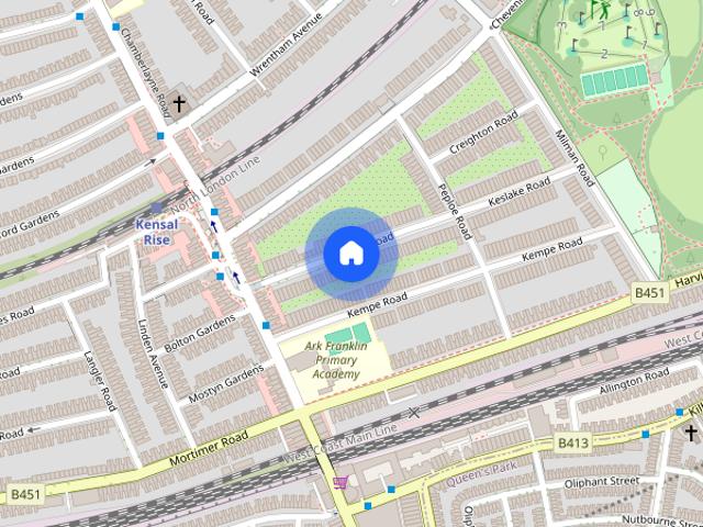 House for rent in Brondesbury Park, Greater London
