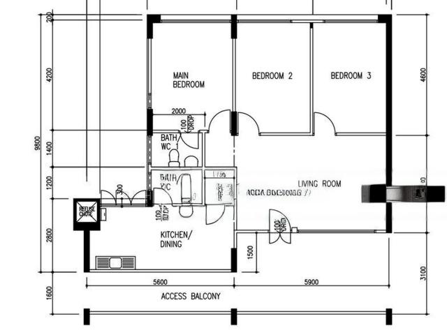 Detached House for sale in 23 North West