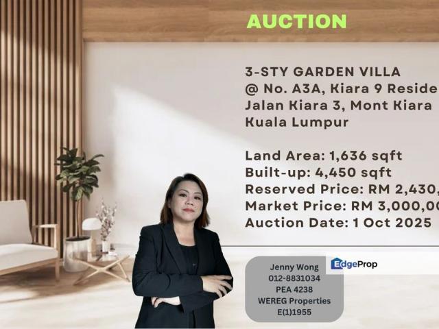 House for sale in Mont Kiara, Kuala Lumpur