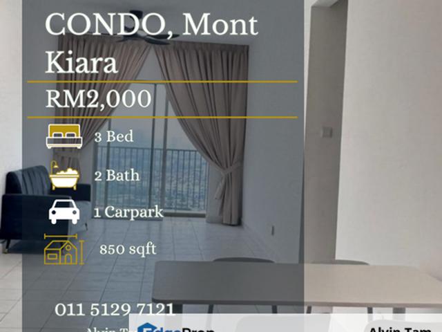 Condominium for rent in Mont Kiara, Kuala Lumpur
