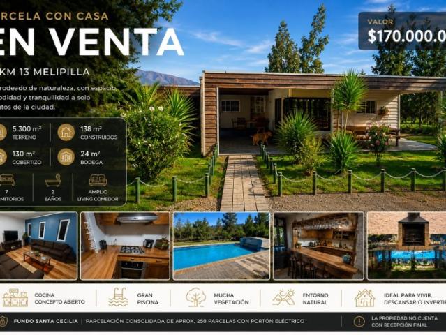 Casa en venta en Putre, Metropolitana