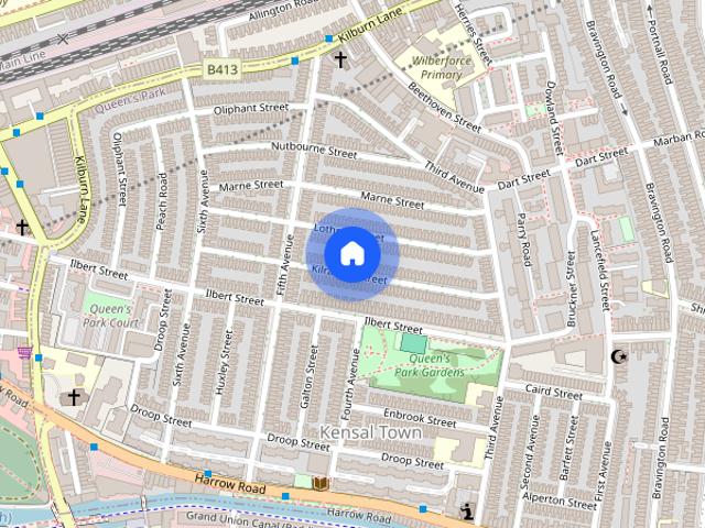House for rent in Kensal Town, Greater London