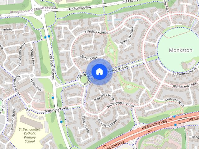 House for rent in Monkston Park, Milton Keynes