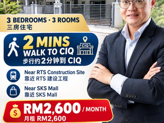 House for rent in Kim Teng Park, Johor Bahru