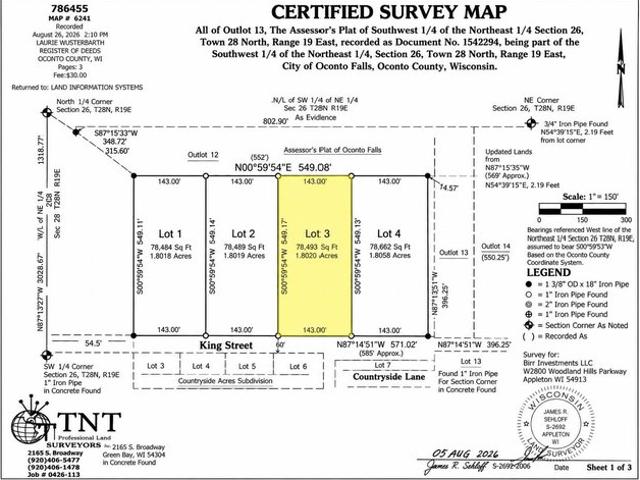 Land for sale in Oconto Falls, Wisconsin