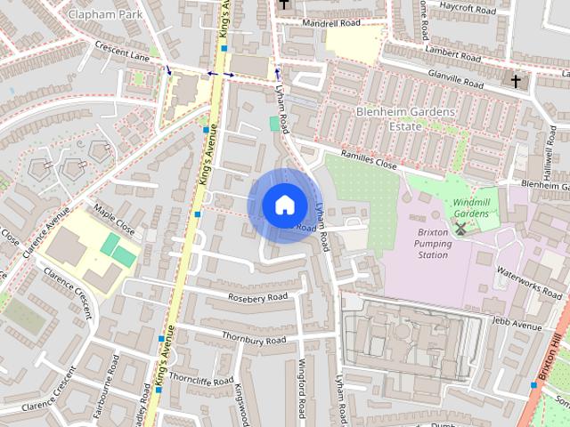 Apartment for rent in Blenheim Gardens Estate, Greater London