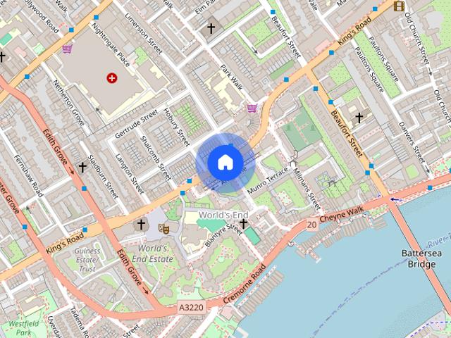 Apartment for rent in Brompton, Greater London