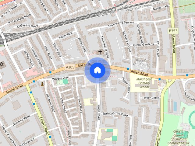 House for rent in North Sheen, Greater London
