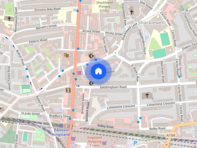 Apartment for rent in Shacklewell, Greater London
