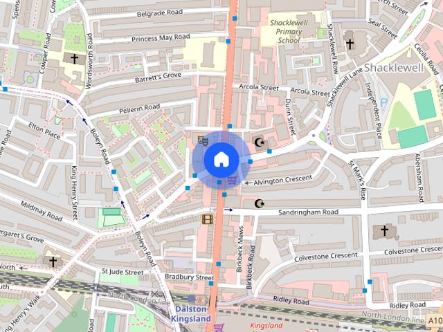 Apartment for rent in Shacklewell, Greater London