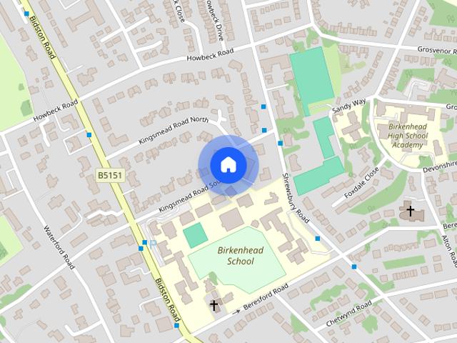 Apartment for rent in Noctorum, Oxton