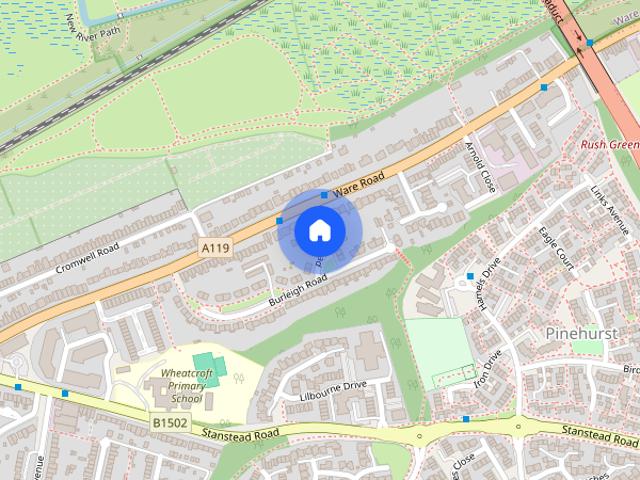 Apartment for rent in Hertford, Colliers End