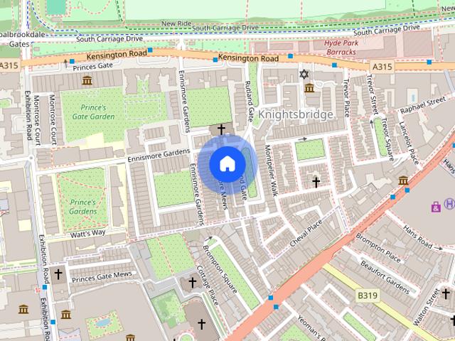 Apartment for rent in Knightsbridge, Greater London