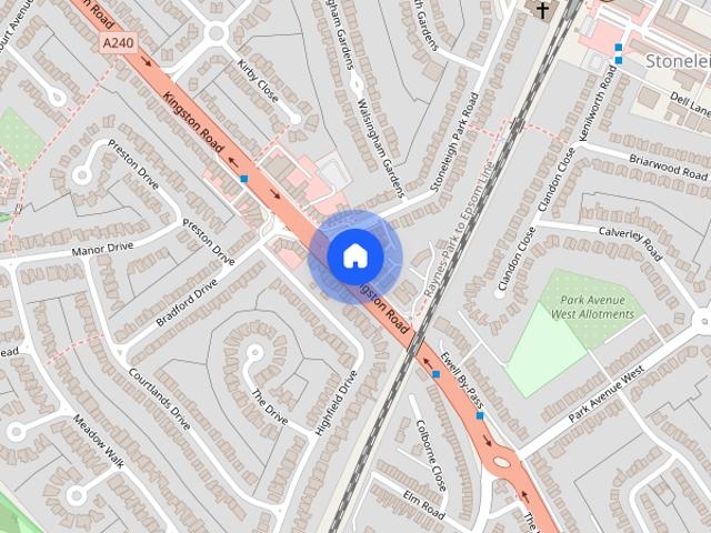 Apartment for rent in Stoneleigh, Ewell