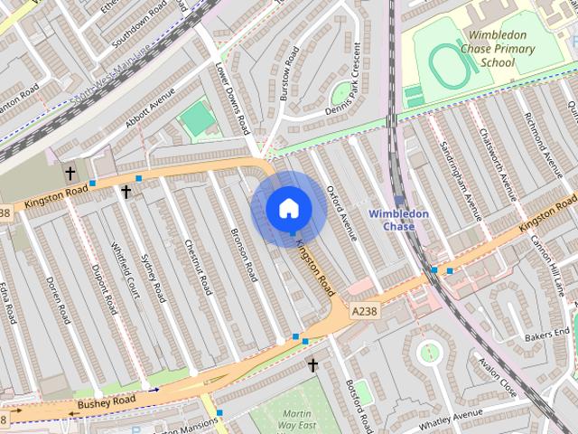 Apartment for rent in London Borough of Merton, Raynes Park