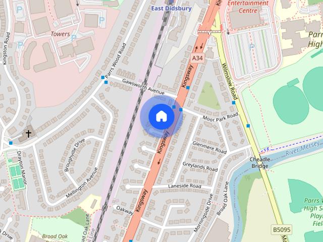 House for rent in Parrs Wood, Manchester