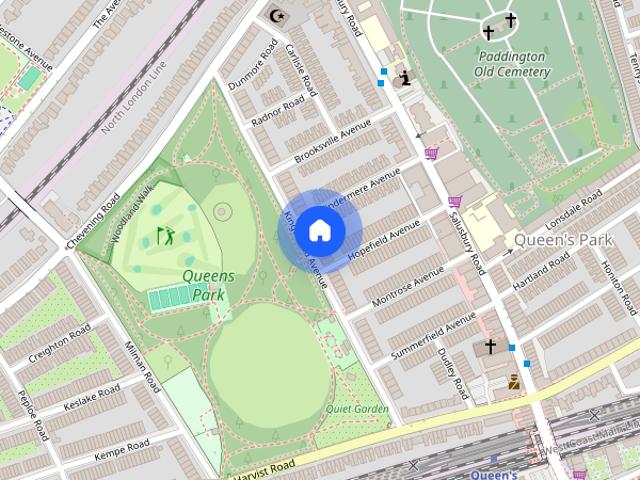 House for rent in Brondesbury, Greater London