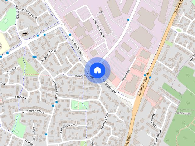 House for rent in Highwoods, Fordham Heath