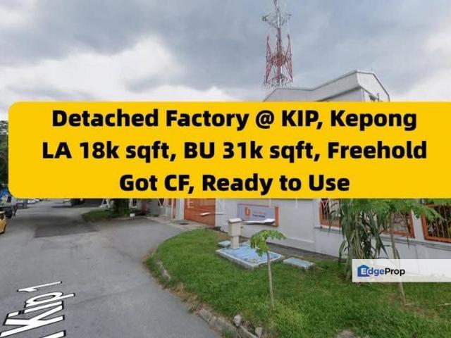 Warehouse for sale in Kepong, Kuala Lumpur