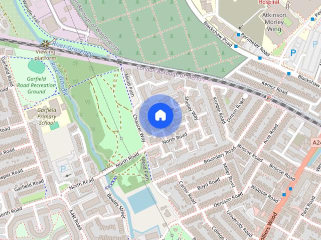 Apartment for rent in London Borough of Merton, Collier's Wood