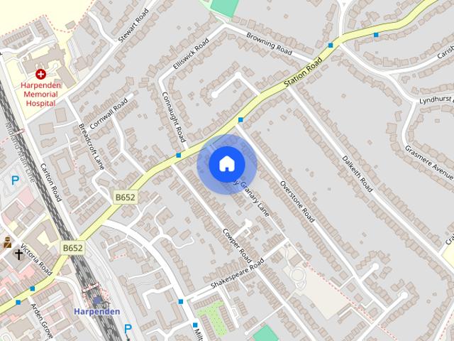 House for rent in Hatching Green, Five Acres