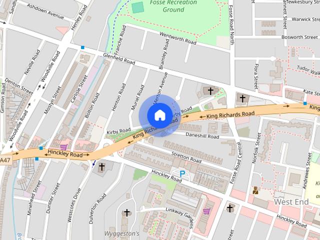 House for rent in Leicester, West End