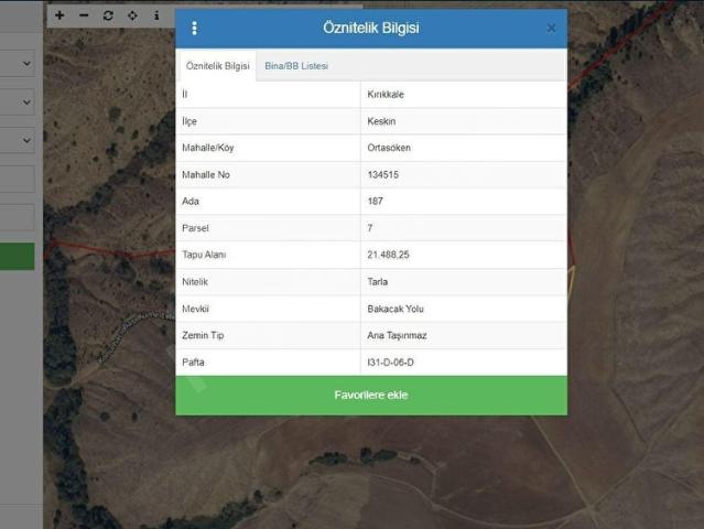 Keskin, Kirikkale içerisinde satılık Arsa