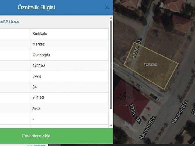 Kırıkkale Merkez, Kirikkale içerisinde satılık Arsa