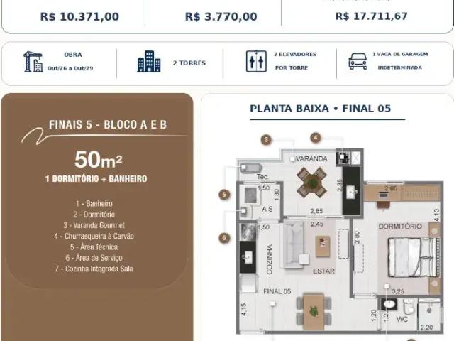 Kitnet venda em Caraguatatuba, Região Geográfica Intermediária de São José dos Campos