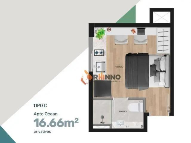 Kitnet venda em Região Geográfica Imediata de Curitiba, Região Metropolitana de Curitiba