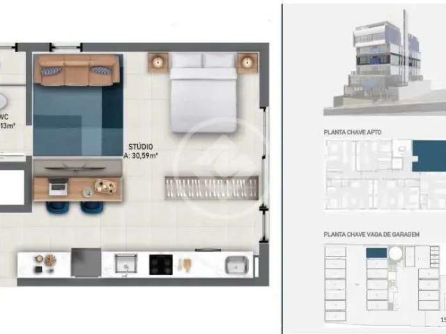 Estudio venda em Florianópolis, Santa Clara