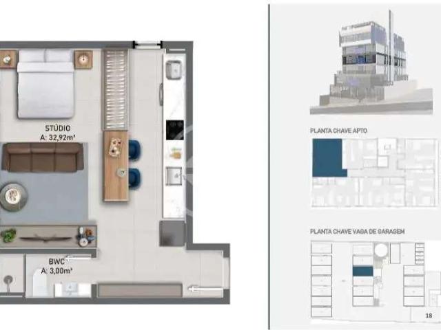 Estudio venda em Florianópolis, Santa Clara