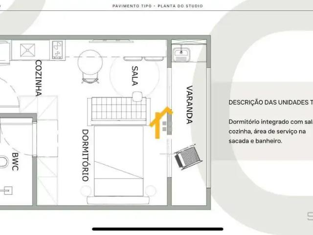 Kitnet venda em Região Imediata de São José do Rio Preto, Região Metropolitana de São José do Rio Preto