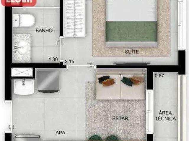Kitnet venda em Região Imediata de São Paulo, Região Metropolitana de São Paulo