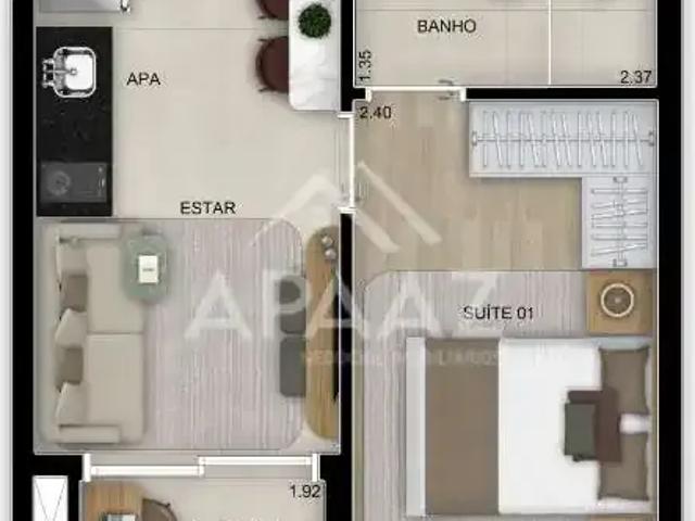 Kitnet venda em Região Imediata de São Paulo, Região Metropolitana de São Paulo