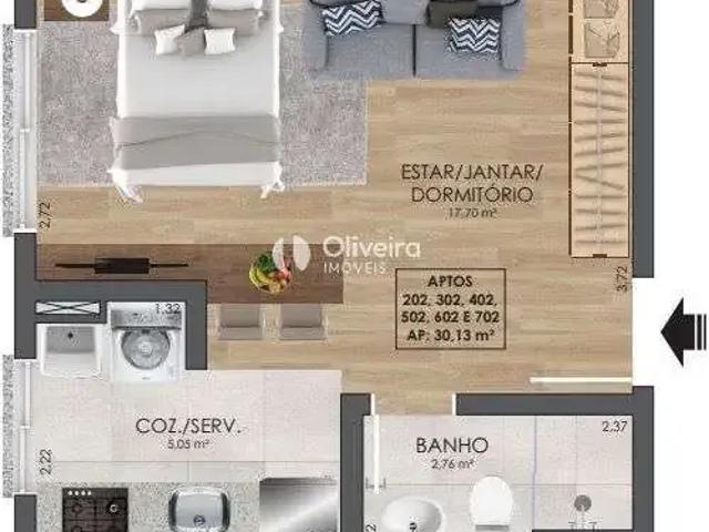 Kitnet venda em Região Geográfica Imediata de Santa Maria, Santa Maria
