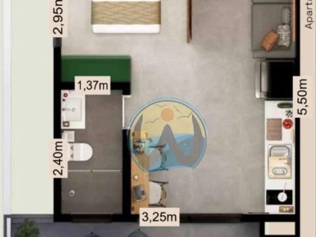Kitnet venda em Ubatuba, Região Geográfica Intermediária de São José dos Campos