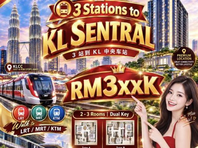 Condominium for sale in KL Sentral, Kuala Lumpur