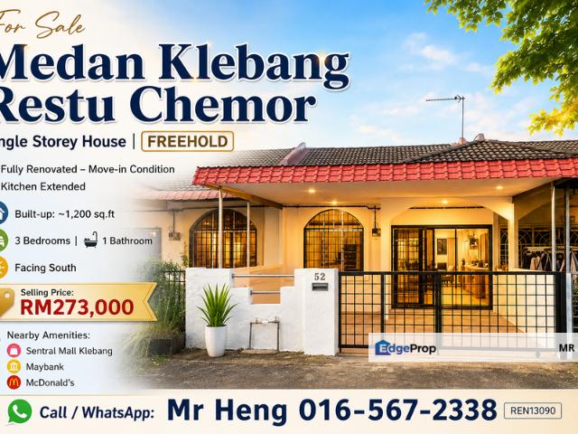 House for sale in Perak, Tanjong Ipoh