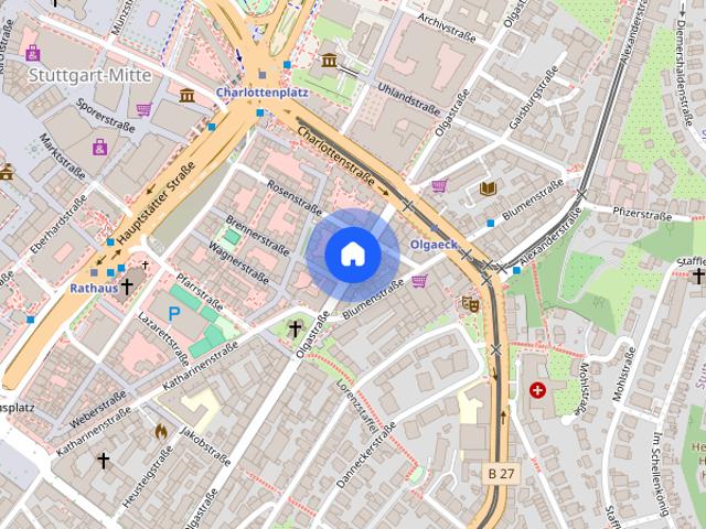 Apartment mieten in Stuttgart, Baden-Württemberg